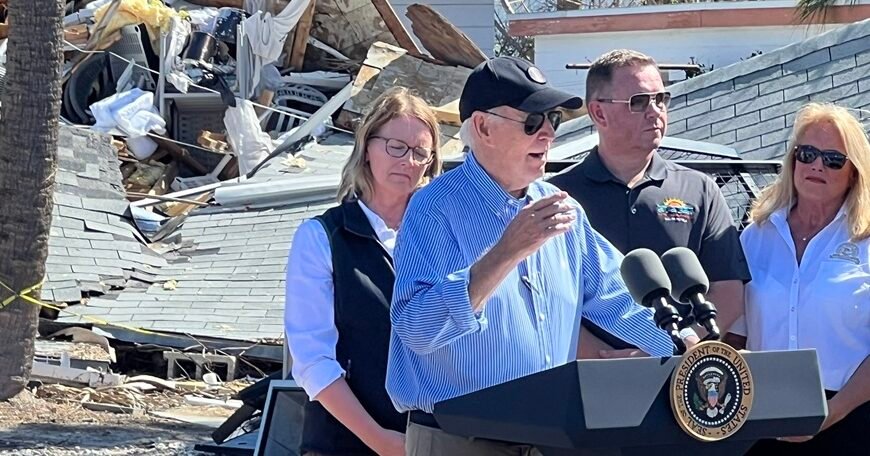 El presidente Joe Biden visitó la Bahía de Tampa