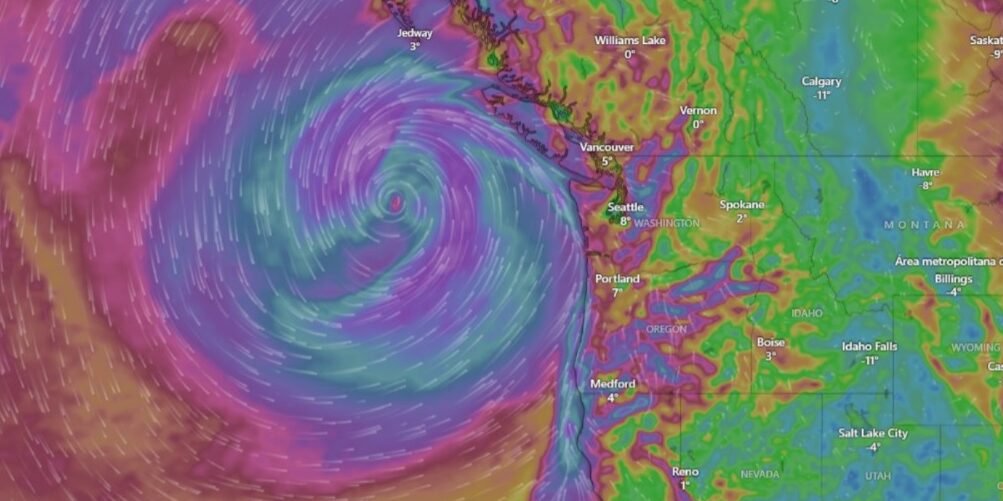 Ciclón bomba al noroeste de Estados Unidos dejó una fallecida