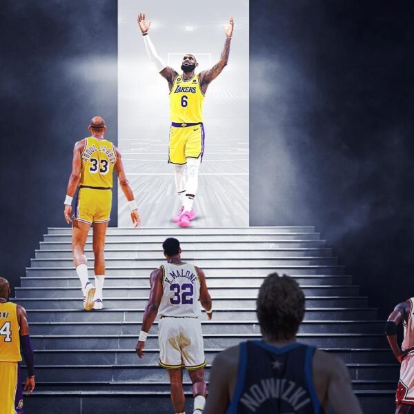 Líder en minutos jugados en la NBA: LeBron…