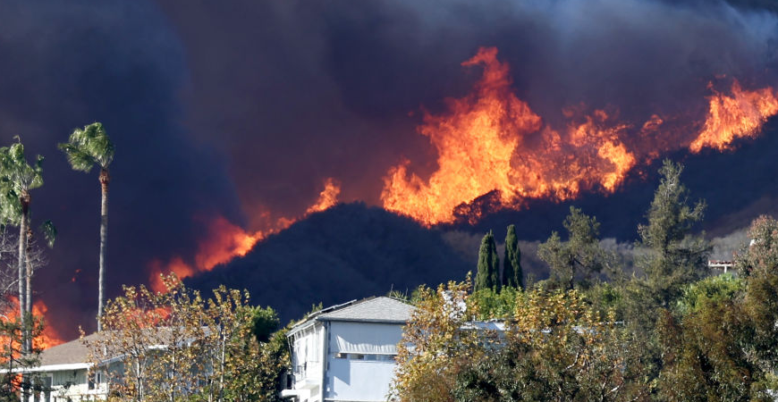 Ciudades afectadas por alerta de incendio en California