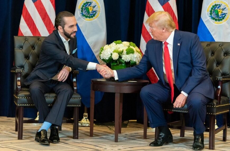 Encuentro entre Nayib Bukele y Donald&hellip;