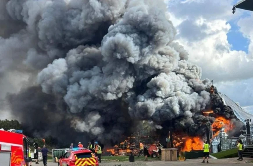 Incendio en el escenario de Tomorrowland&hellip;