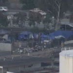 Retiran campamento de personas sin hogar en Van Nuys como parte del programa “Inside Safe” en Los Ángeles