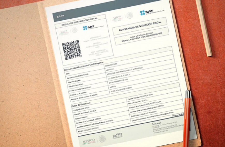 ¿Para qué sirve la constancia de situación fiscal…